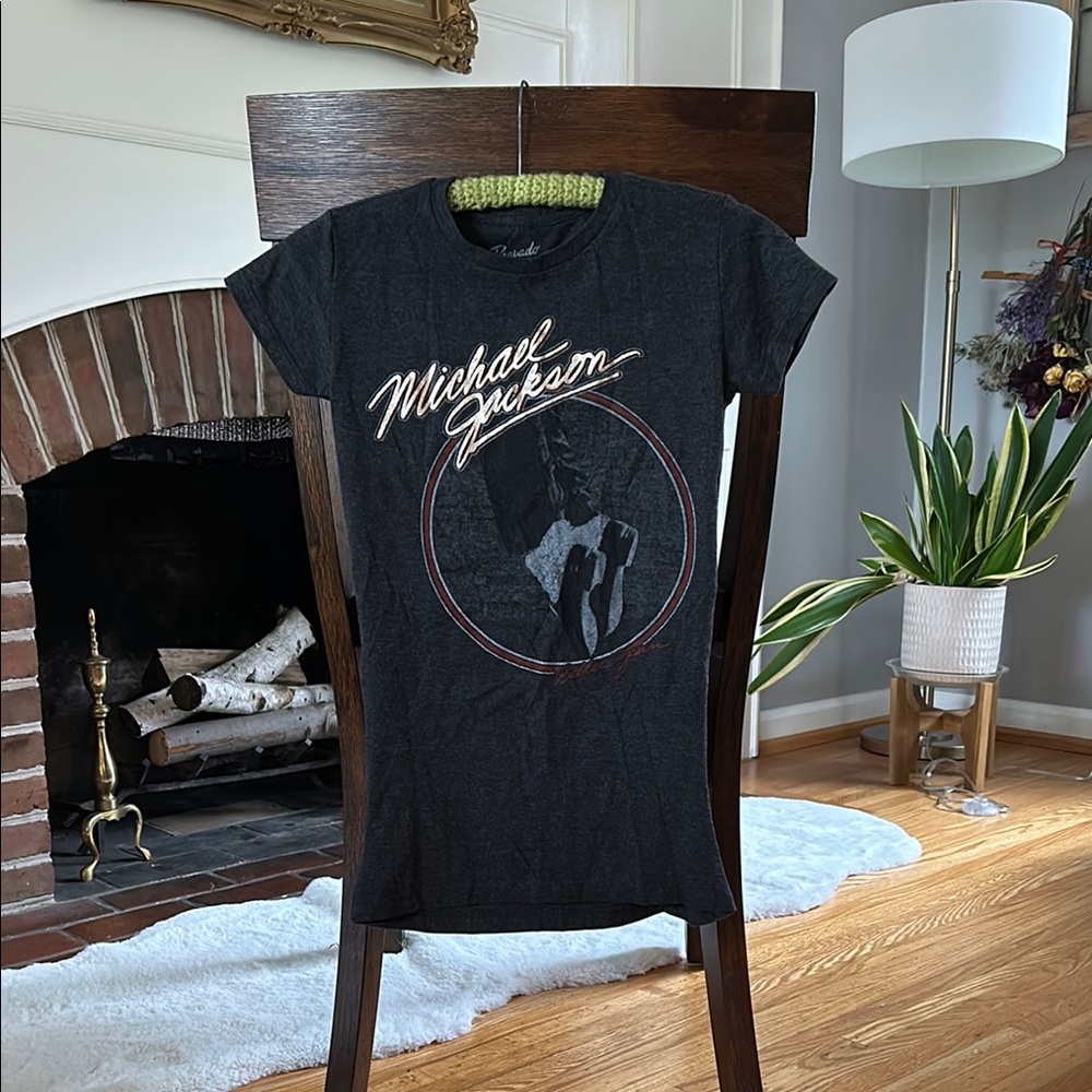 Michael Jackson Black Graphic Tee